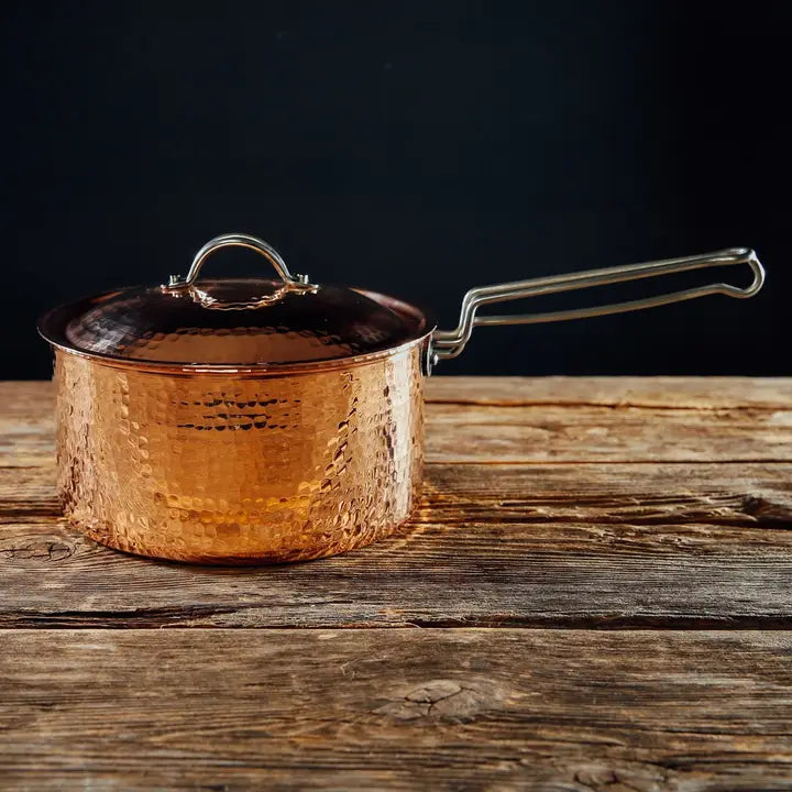 Copper Saucepan 1.5 quart and 2.5 quart