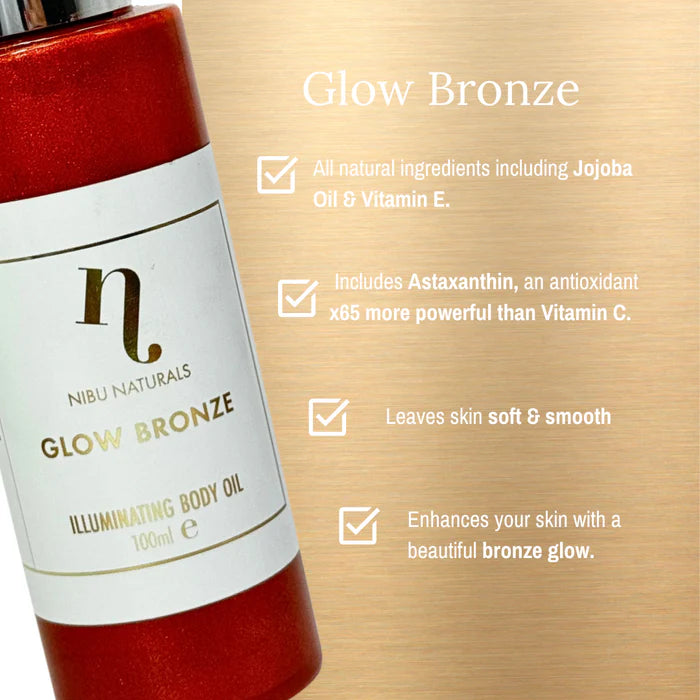 Nibu Glow Bronze Body Oil - 100ml