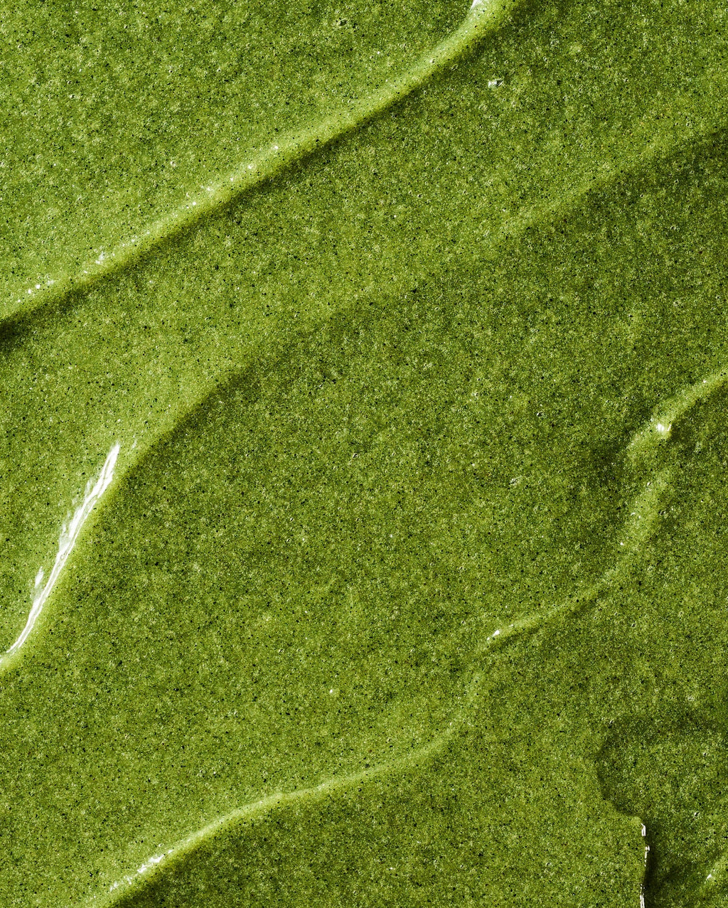 Bambu Earth Bambu + Willow Polishing Mask - Close-up of a green leaf texture