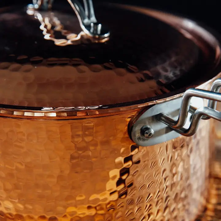 Copper Saucepan Set - Happy Valley PA